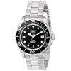 Invicta Pro Diver Orologio da Uomo in acciaio inossidabile con movimento Automatico - 40mm, Argento/Nero