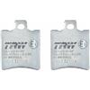 TRW MCB696EC Organic Eco Kit pastiglie freno per Piaggio Motorcycles Zip Fast Rider 1992-1996 Assale Anteriore e Altre Moto