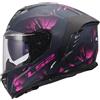 LS2, Casco Moto Integrale STORM III BURST Black Pink, L
