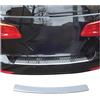 OMAC Protezione Paraurti Posteriore compatibile con VW Touran 2 FL 2010-2015 Cromo Acciaio Inox Argento