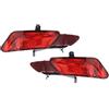 NingRuiBhd Ottico Posteriore Per Volvo Per XC60 2014 2015 2016 2017 Sinistra Lato Destro Paraurti Posteriore Riflettore Lampada Luce Senza Lampadine 31353285 31353286 Fanale Posteriore Esterno(31353285 Left)