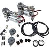 LLNSEAUTO 12 Volt Doppio Chrome 440C 200 PSI Compressore D'aria Kit 440C AIR