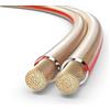 PureLink SP060-010 Cavo per diffusori 2x2,5 mm² (filo 99,9% OFC rame pieno 0,20 mm) Cavo per diffusori HiFi, 10 m, trasparente