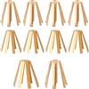Tinoaly 10pz Spessori Adattatori Universali Aste Golf Ottone, Spessori Distanziatori Mazze Golf 6 e 8 Gambe per Uso Professionale Officina Si Adattano Aste Ferro .335 a .350 .355 .370.