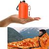 Ycauty Sacco a Pelo di Sopravvivenza di Emergenza Tenda da Campeggio Leggera e Resistente Agli Strappi per attività All'aperto Pellicola Alluminata PE Confezione da 2 (#1)