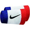 Nike Swoosh Double Wide Wristbands N0001586-620, Unisex Wristbands, White, One Size EU