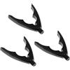 Lastdaytime Supporto per canna da pesca con filettatura da 3/8 per pesca alla carpa, nylon ad alta resistenza e supporto in metallo, nero, confezione da 3