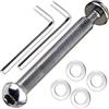 OTFAITP M8 Vite per Assale Anteriore e Posteriore da 8mm x 28mm-86mm in Acciaio al Carbonio Grado 8.8 per Monopattino da Acrobazie, Monopattino per Adolescenti/Adulti - Capacità 360+kg