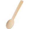 SODIAL 100 Pz Monouso Cucchiaio Di Legno Gelato Cucchiaio Legno Occidentale Desse1922