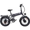 Ridstar H20 Pro Bicicletta elettrica pieghevole, motore 1000W*2, batteria 48V 23AH, pneumatici grassi 20*4 pollici