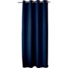 ED ENJOY HOME Réglisse Tende oscuranti con Filo Nero con 8 Occhielli Navy, Poliestere, Blu Marino, 140 x 240 cm