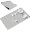 Kalolary 36 x 24 pollici Tappetino Drenante in Silicone, Kalolary Tappetino Scolapiatti Antiscivolo in Silicone Resistente al Calore Pieghevole Facile da Pulire per Lavello da Cucina Bar e Caffè