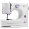 LetCart Macchina da cucire elettrica, 520 12 punti, mini macchina da cucire multifunzione domestica con pedale