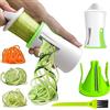 KAGUOl Spiralizzatore di Verdure, Affettaverdure a Spirale, Tagliapasta per Verdure, Taglia Verdure a Spaghetti per zucchine, Cetriolo, Patate, Cipolla Multifunzione Affetta