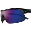 Nike Show X1 DX6520 Occhiali da sole Black/Blue Mirror One Size