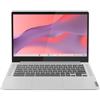 Lenovo IdeaPad Slim 3 Chromebook 14M868 - Computer portatile 14 FHD (MediaTek Kompanio 520, RAM 4 GB, eMMC 64 GB, Arm Mali-G52 Graphics, Chrome OS) Tastiera AZERTY Francese - Grigio