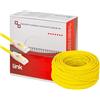 LINK LK6A100Y - Cavo di rete categoria 6A U/UTP LK6A100Y (100 metri, giallo) - Guaina LSZH a bassa emissione di fumo - Conduttori in rame AWG24 con 2 connettori RJ45 preinstallati