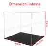 Odoria Teca Plexiglass Grande Vetrina Acrilico Espositore per Action Figure Modellino