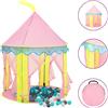 vidaXL Tenda da Gioco per Bambini 250 Palline 100x100x127 cm Colori Diversi vidaXL