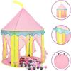 vidaXL Tenda da Gioco per Bambini 250 Palline 100x100x127 cm Colori Diversi vidaXL