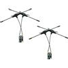 No 1X(2 Pezzi ELRS Dual Band Gemini Receiver 900MHz 2.4GHz ExpressLRS RX Recei9723