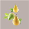 LUCGEL SRL Stampo in Silicone 3D per Frutta Realistica Pera e Fico 60x55H76 mm