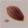 LUCGEL SRL Stampo in Silicone per Frutta Realistica Fava di Cacao 197x99H76 mm