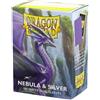 Dragon Shield Sleeve Opache Matte Dual Standard Nebula & Silver 100ct 63x88mm
