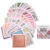 SODIAL 50 Pezzi di Mazzi di Carte Mix & Matchs The Granny Square, Kit per Maglier9498