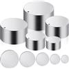 SODIAL 100 Pezzi 5 Dimensioni Tondi In Metallo per Stampaggio, 10 mm 15 mm 20 mm 24358