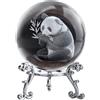 SODIAL Statuetta con Sfera Decorativa In Stellato al 3D, Fermaca5917
