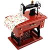 SODIAL Carillon nel Plastica Stile Macchina da Cucire un Manovella Carillon Vinta8907