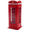 SODIAL Metal Rosso British English London Cabina Telefonica Bank Coin Bank Saving 8436