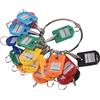 SODIAL 2X(Organizer Portatile in Metallo con Ganci A Molla e Targhette4189