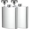 Elalove Fiaschetta Tascabile in Acciaio Inox 8oz con Imbuto Portatile - Picco...