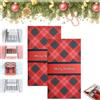 SODIAL 2X( di Biglietti Regalo di Natale Fatto A Mano, di Buste P2624