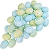 SODIAL 40 Pezzi di Uova di Pasqua Artificiali In Schiuma Maculata, Uova Decorative2741