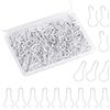 SAVITA 120 Pezzi 22mm Spille da Balia, Safety Pins in Metallo Piccole a Forma di Guardia per Vestiti Artigianato Quilting Cucito Ciondoli Bottoni (Bianco)