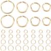 Beebeecraft 450 pz. Anelli di Congiunzione Placcati in Oro 18K Anelli di Congiunzione A Singolo Anello da 4.5/5/6/7mm Connettori Ad Anello Aperto per La Creazione di Gioielli Kit di Riparazione