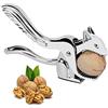 Hachera Clip in Noce di Acciaio Inossidabile, Schiaccianoci in Metallo, Schiaccianoci per Noci, Nut Cracker Sheller, Strumento Noci Schiaccianoci, Pinze in Noce, Schiaccianoci per Noci, per Castagne