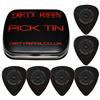 Dirty Riffs Dunlop Delrin Prime Grip - Plettri per chitarra, 0,96 mm, colore: nero