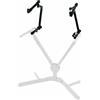 QUIK LOK - QLY/42 COPPIA BRACCETTI AGGIUNTIVI PER QLY/40, Regolabile in Altezza, Angolazione e Inclinazione, Carico Massimo 33,8 kg, Colore Nero