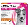 Frontline Tri-Act Spot-On Antiparassitario per Cani 5-10 Kg 3 Pipette