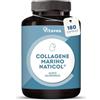 Vitavea Collagene Marino Naticol® 800 mg + Acido Ialuronico e Vitamina C - Pelle, Ossa e Cartilagini - Collagene Marino Brevettato - 180 Capsule (2 Mesi di Trattamento) - Senza Glutine - Vitavea