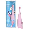 FOREO issa 4 baby - Set spazzolino elettrico sonico in silicone per bambini, setole bifacciali, pulizia denti, massaggio gengivale, 12 mesi di cura con testina extra, 240 giorni batteria, portatile