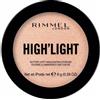 Rimmel London High'light Illuminante in Polvere Ultra Fine dalla Texture Morbida e Leggera con Finish Luminoso, Tonalità 002