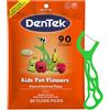 DenTek Kids Fun Flossers, frutta selvatica, 90 pezzi