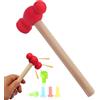 Générique Toy Hammer, portatile Fake Tool, 5.31inch Lightweight Sturdy Design, Simulazione Manutenzione Toy for Boys, Girls, Travel, School, Living Room, Bedroom, Indoor, Outdoor Activities