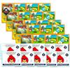 Angry Birds Set di adesivi per bomboniere, confezione da 10 fogli di adesivi Angry Birds per compleanni, ricompense, attività in classe e altro ancora, forniture per feste con animali per ragazze e