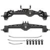 MEUS RACING Capra - Kit assi portali 1.9 con CVD isocinetici a 3 sezioni e struttura di sterzo Ackerman per Axial Capra 1.9 4X4 e parti di aggiornamento SCX10 SCX10 II (nero)